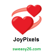 Revolving Hearts on JoyPixels 3.0