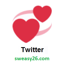 Revolving Hearts on Twitter Twemoji 11.1
