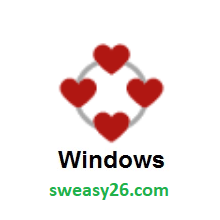 Revolving Hearts on Microsoft Windows 8.1