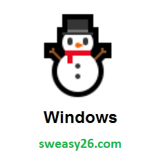 Snowman Without Snow on Microsoft Windows 10 Anniversary Update