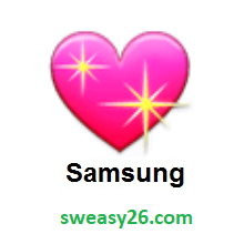 Sparkling Heart on Apple iOS 10.2