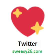 Sparkling Heart on Twitter Twemoji 11.1