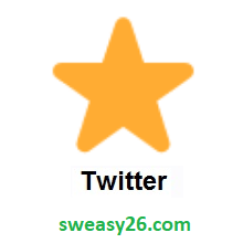 Star on Twitter Twemoji 2.0
