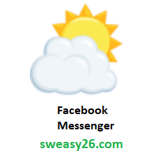 Sun Behind Cloud on Facebook Messenger 1.0