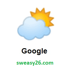 Sun Behind Cloud on Google Android 8.0
