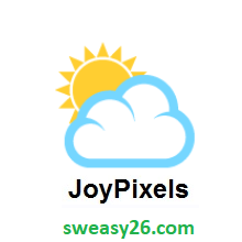 Sun Behind Cloud on JoyPixels 2.0