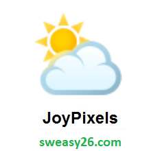 Sun Behind Cloud on JoyPixels 4.0