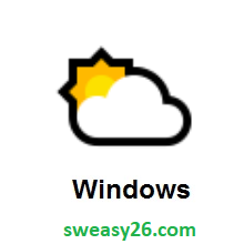 Sun Behind Cloud on Microsoft Windows 10 Anniversary Update