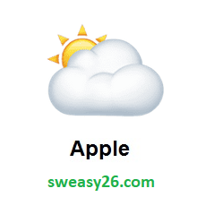 Sun Behind Large Cloud on Apple iOS 10.2