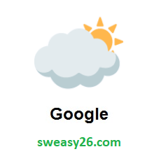 Sun Behind Large Cloud on Google Android 7.0