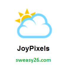 Sun Behind Large Cloud on JoyPixels 3.0