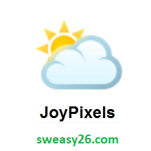 Sun Behind Large Cloud on JoyPixels 4.0
