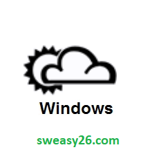 Sun Behind Large Cloud on Microsoft Windows 10