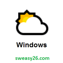 Sun Behind Large Cloud on Microsoft Windows 10 Anniversary Update