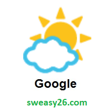 Sun Behind Small Cloud on Google Android 5.0