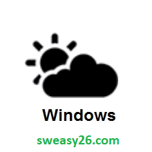 Sun Behind Small Cloud on Microsoft Windows 10