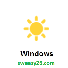 Sun on Microsoft Windows 8.1