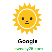 Sun With Face on Google Android 7.0