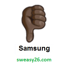 Thumbs Down: Dark Skin Tone on Samsung TouchWiz 7.1