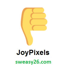 Thumbs Down on JoyPixels 2.0