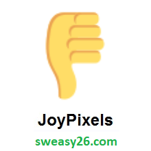 Thumbs Down on JoyPixels 2.1
