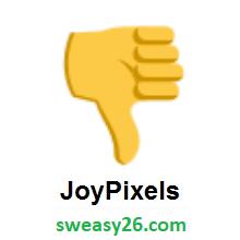 Thumbs Down on JoyPixels 3.0
