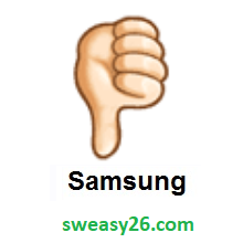 Thumbs Down: Light Skin Tone on Samsung TouchWiz 7.1