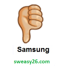 Thumbs Down: Medium-Light Skin Tone on Samsung TouchWiz 7.1