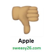 Thumbs Down: Medium Skin Tone on Apple iOS 8.3