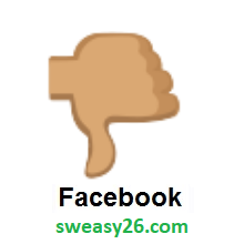 Thumbs Down: Medium Skin Tone on Facebook 2.0