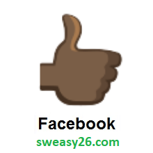 Thumbs Up: Dark Skin Tone on Facebook 2.0