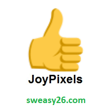 Thumbs Up on JoyPixels 3.0