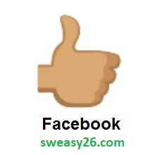 Thumbs Up: Medium Skin Tone on Facebook 2.0