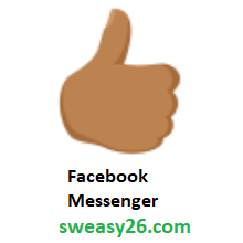 Thumbs Up: Medium Skin Tone on Facebook Messenger 1.0