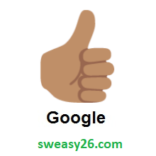 Thumbs Up: Medium Skin Tone on Google Android 7.0