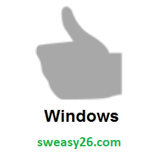 Thumbs Up on Microsoft Windows 10