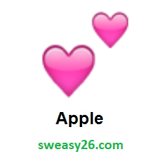 Two Hearts on Apple iOS 8.3