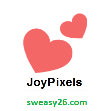 Two Hearts on JoyPixels 2.0
