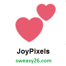 Two Hearts on JoyPixels 2.2