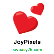 Two Hearts on JoyPixels 3.0