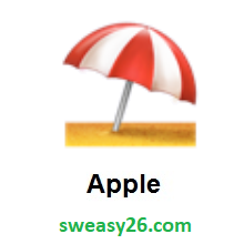 Umbrella On Ground on Apple iOS 8.3