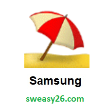 Umbrella On Ground on Samsung One UI 1.0