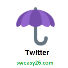 Umbrella on Twitter Twemoji 1.0