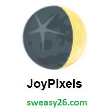 Waxing Crescent Moon on JoyPixels 3.0
