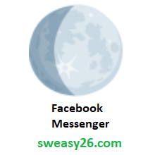 Waxing Gibbous Moon on Facebook Messenger 1.0