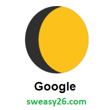 Waxing Gibbous Moon on Google Android 7.0