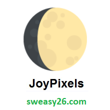 Waxing Gibbous Moon on JoyPixels 2.0