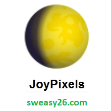 Waxing Gibbous Moon on JoyPixels 4.0