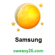 Waxing Gibbous Moon on Samsung Experience 9.0