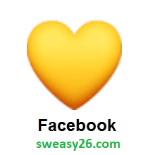 Yellow Heart on Facebook 3.0